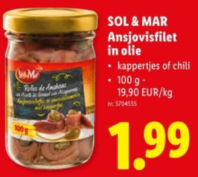 Ansjovisfilet in olie