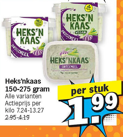 Heks'nkaas 150-275 gram