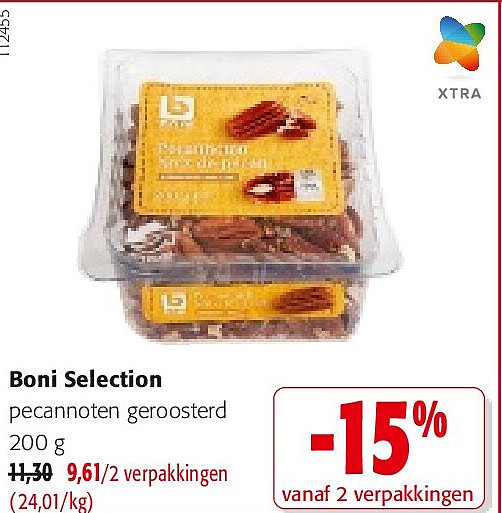 Boni Selection pecannoten geroosterd 200 g
