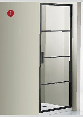 DOUCHE DRAAI DEUREN & VASTE DOUCHEWANDEN "ULYSSES"