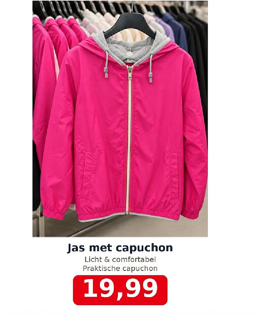 Jas met capuchon