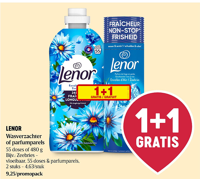 LENOR Wasverzachter of parfumparels