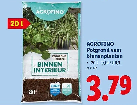 AGROFINO Potgrond voor binnenplanten