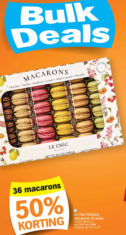 Le Chic Pâtissier macarons 36 stuks