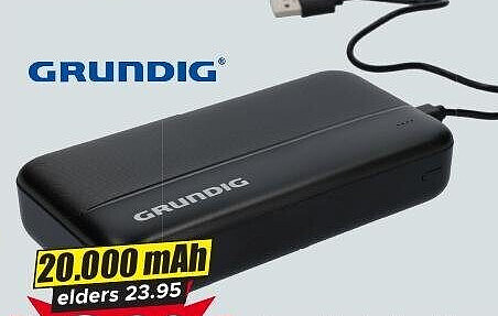 Grundig powerbank 20.000 mAh