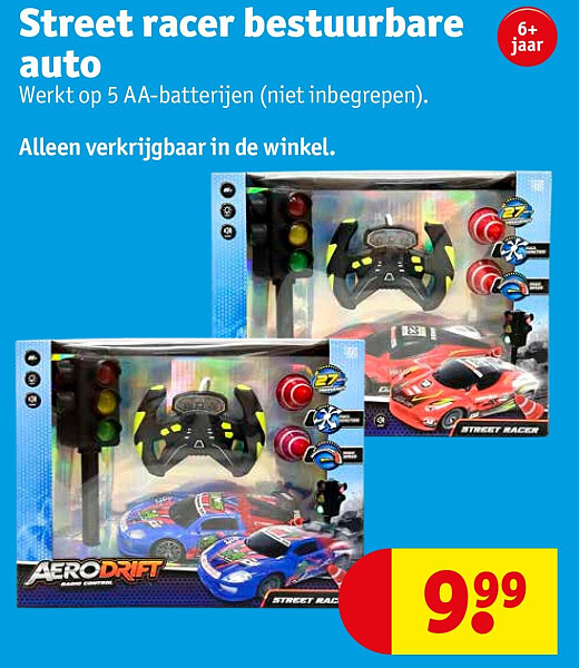 Street racer bestuurbare auto