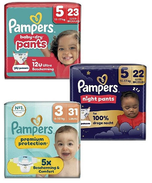 Pampers assortiment
