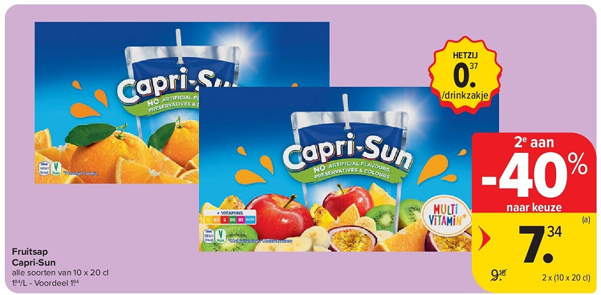 Fruitsap Capri-Sun