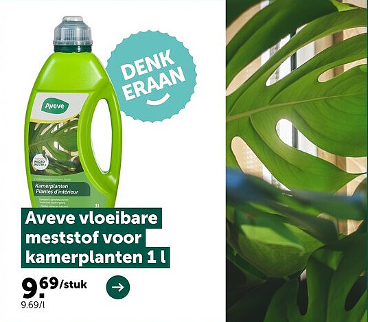 Aveve vloeibare meststof voor kamerplanten 11