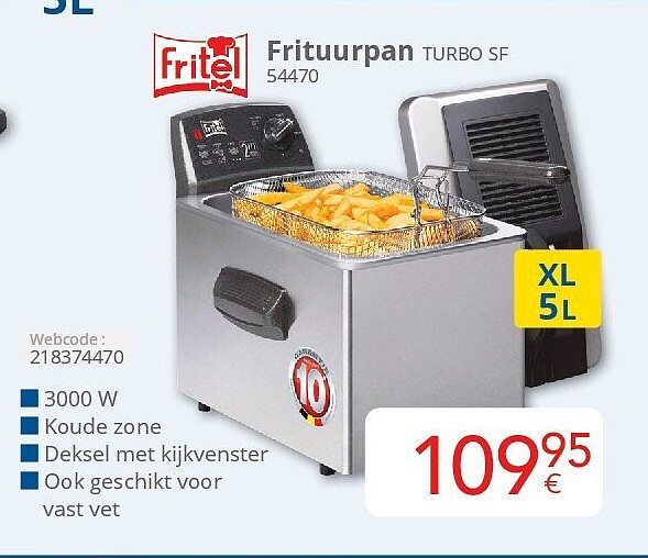 Fritel Frituurpan TURBO SF 54470