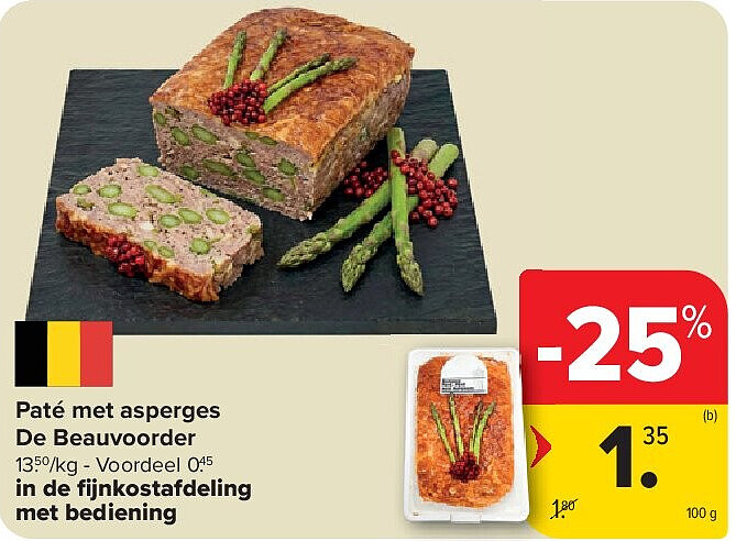 Paté met asperges De Beauvoorder