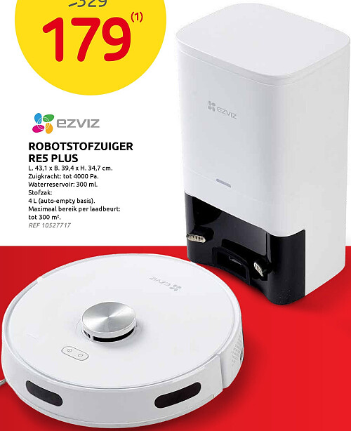 EZVIZ robotstofzuiger RE5 Plus