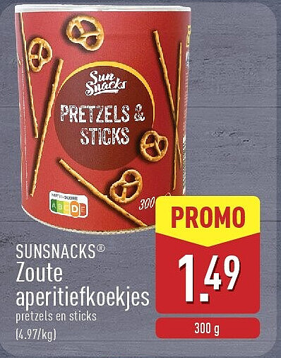 Zoute aperitiefkoekjes