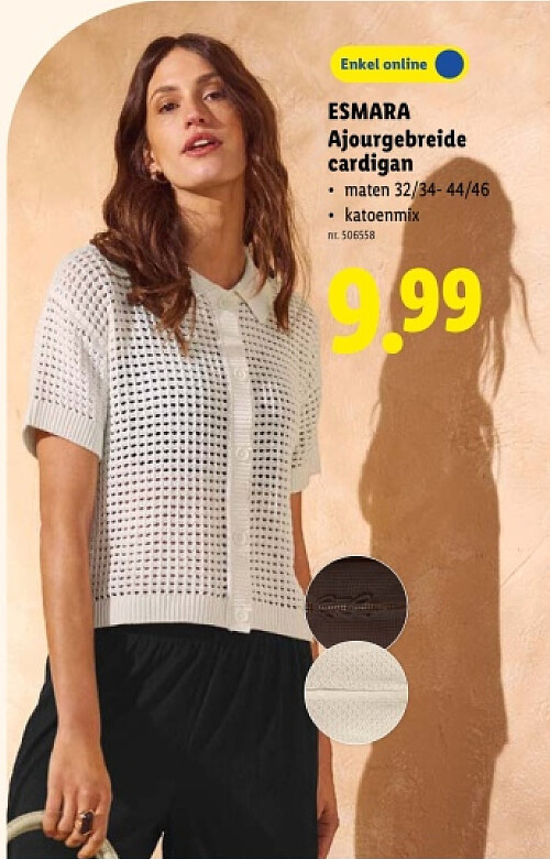 Ajourgebreide cardigan