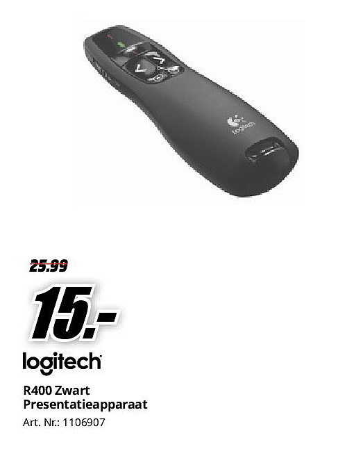 R400 Zwart Presentatieapparaat