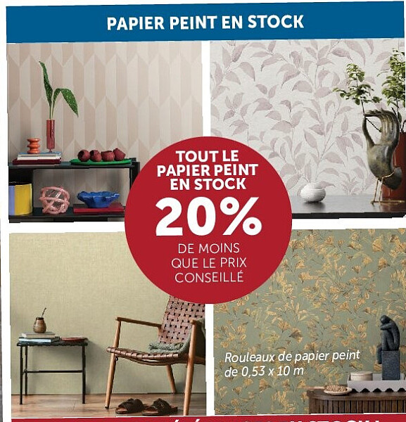 PAPIER PEINT EN STOCK