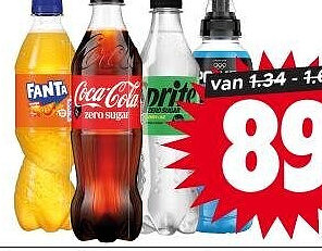 Coca-Cola, Fanta, Sprite of Powerade