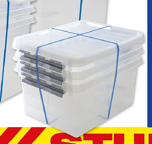 OPBERGBOX MET DEKSEL “Q-LINE” 36 L