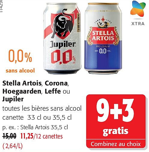 Stella Artois, Corona, Hoegaarden, Leffe ou Jupiler