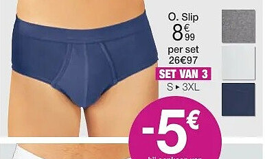 Set van 3 open slips