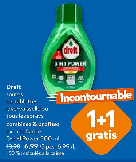 Dreft recharge 3-in-1 Power 500 ml
