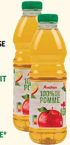 Pur jus de pomme Auchan