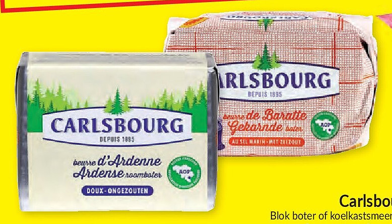 Carlsbourg boter of koelkast smeerbaar