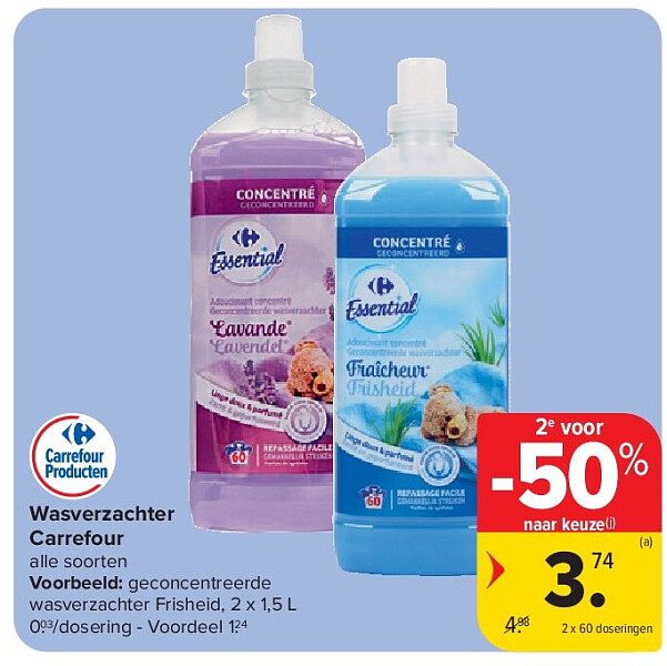 Wasverzachter Carrefour