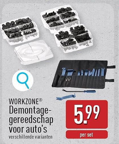 Demontagegereedschap voor auto's