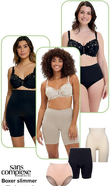 Boxer slimmer taille haute dame