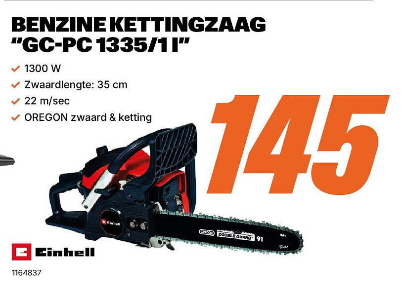 BENZINE KETTINGZAAG “GC-PC 1335/1 I”