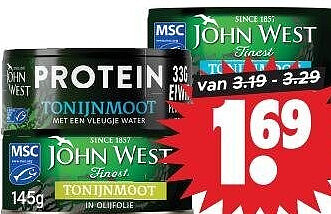 John West protein of finest tonijnmoot
