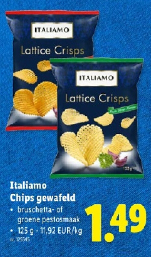 Chips gewafeld