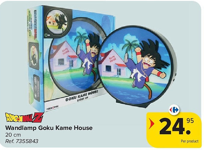Wandlamp Goku Kame House