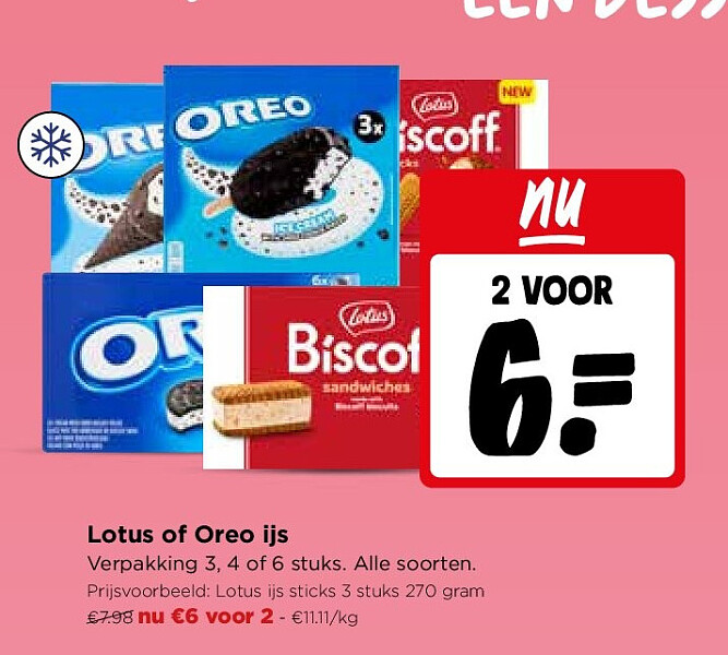 Lotus of Oreo ijs