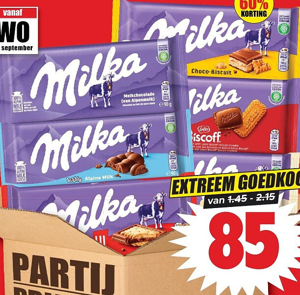 Milka chocolade