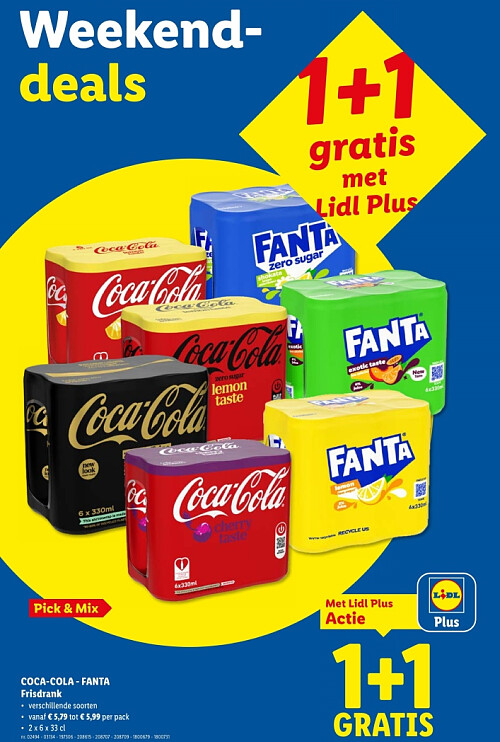 COCA-COLA - FANTA Frisdrank