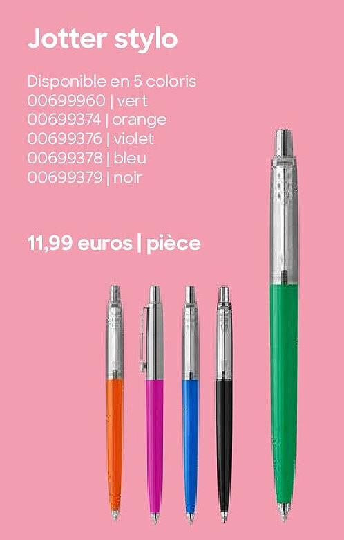 Jotter stylo