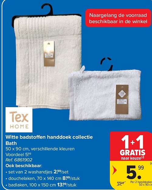 Witte badsto en handdoek collectie Bath