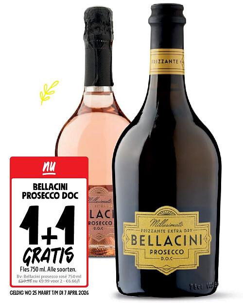Bellacini prosecco rosé 750 ml
