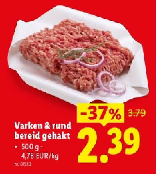 Varken & rund bereid gehakt