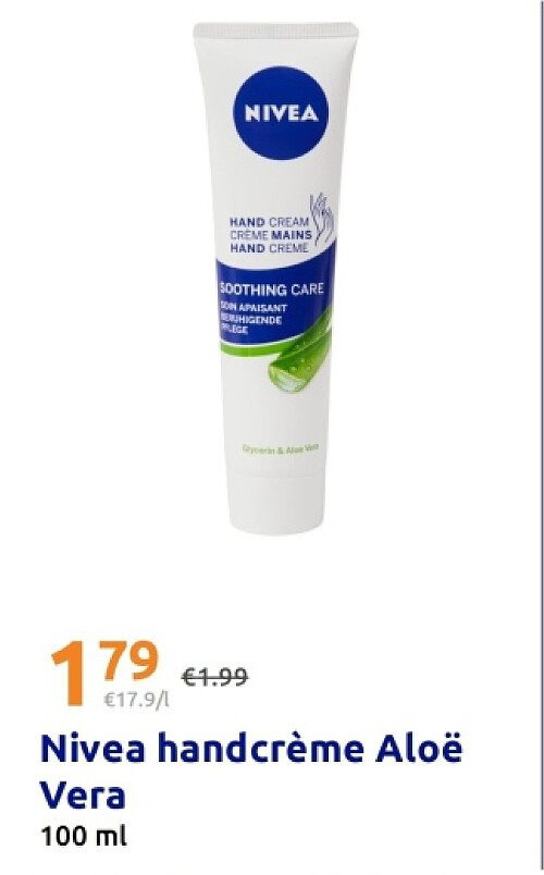 Nivea handcrème Aloë Vera