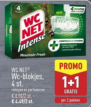 Wc-blokjes, 4st.