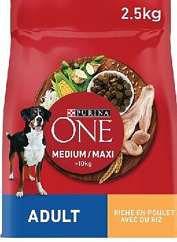 Croquettes pour chien adulte medium/maxi au poulet Purina One