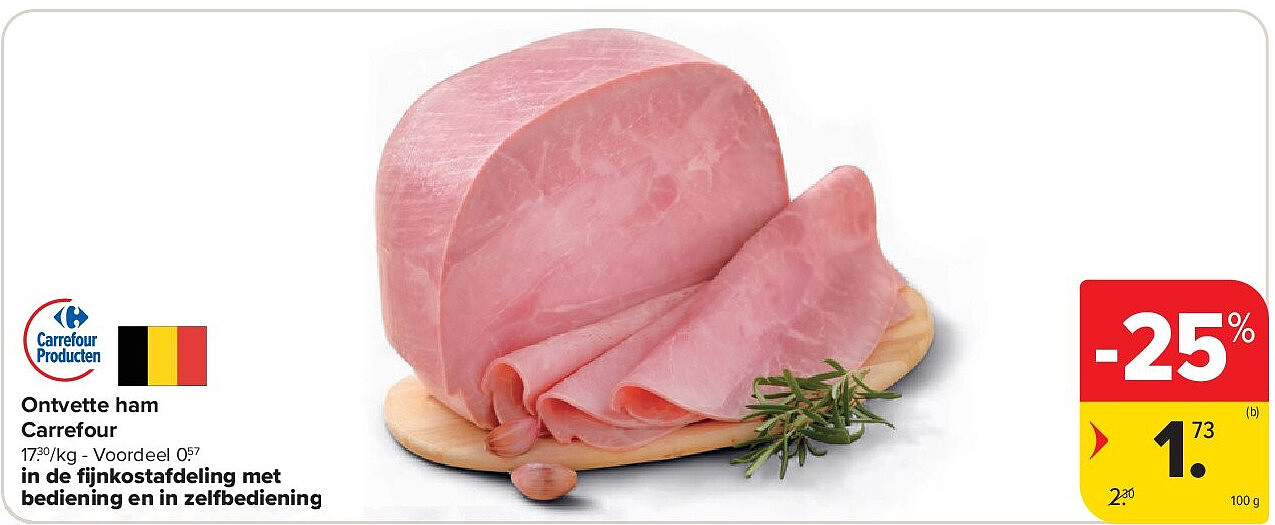 Ontvette ham Carrefour