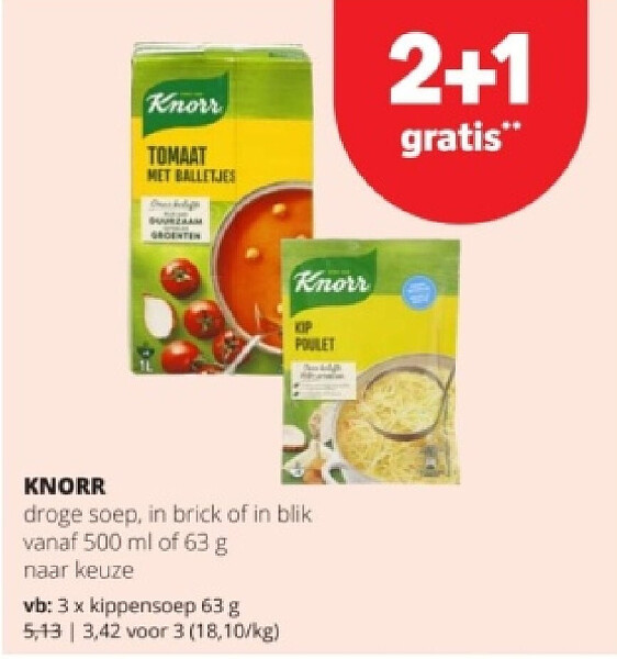 KNORR kippensoep 63 g