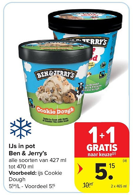 IJs in pot Ben & Jerry’s