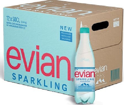 Evian Bruisend Water 12 x 50 cl