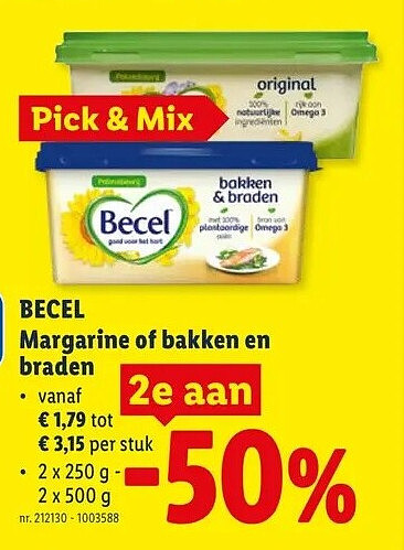 Margarine of bakken en braden