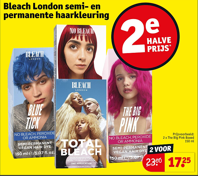 Bleach London semi- en permanente haarkleuring